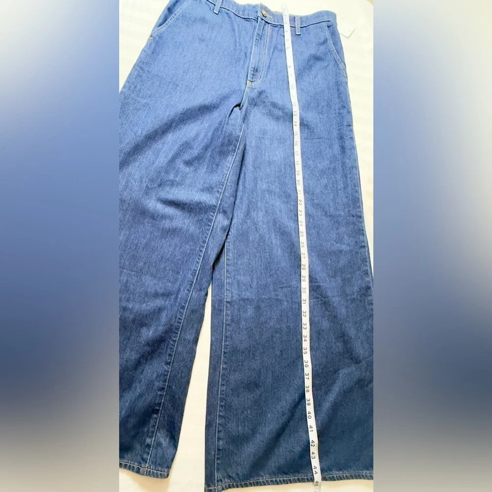 PAIGE Dark Blue Flare Jeans - Picture 10 of 15
